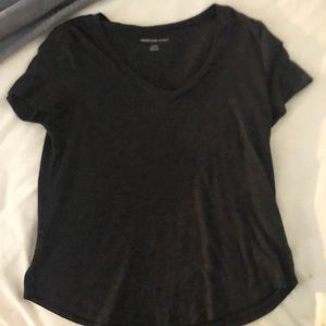 American Eagle Small Grey V-Neck